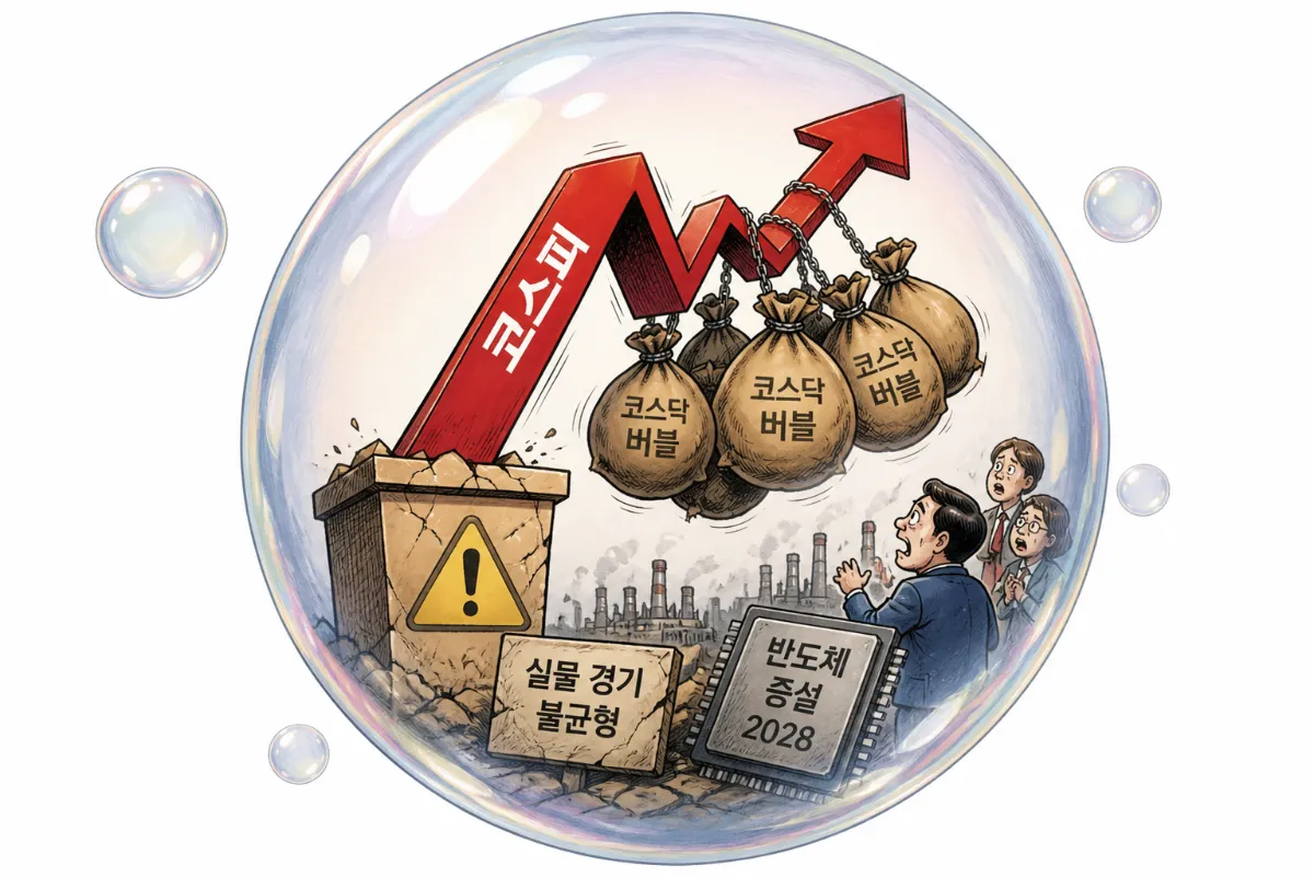 "코스닥은 버블, 반도체 주가 피크는 2027년 초반"… 곽상준 대표의 경고